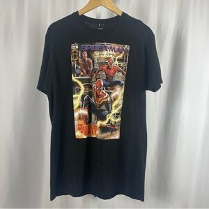 Spiderman Marvel No Way Home Large Movie Graphic T Shirt Superhero Comic Book